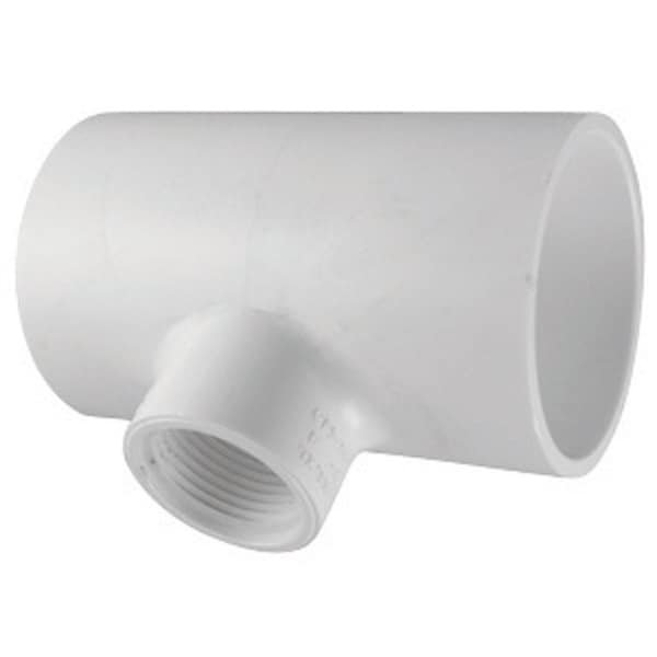 Charlotte Pipe And Foundry Charlotte Pipe Schedule 40 1 in. Slip X 3/4 in. D Slip PVC Reducing Tee 1 pk PVC 02401 3000 - main